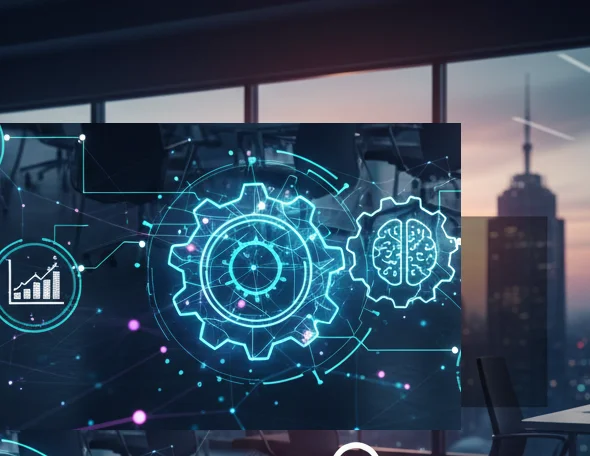 Equipo técnico trabajando en software